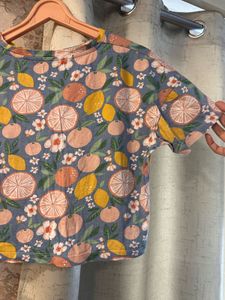 Trendy Peachy Crop Top, Bust- 36/34