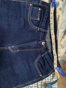 Classic Dark Wash Denim Jeans