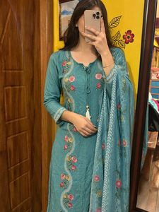 kurta three piece set floral