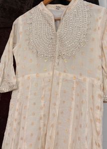 Elegant Embroidered Anarkali Kurta Set