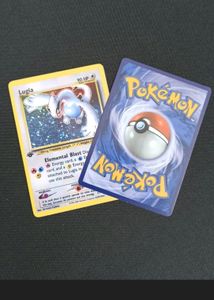 Vintage Lugia Pokemon Card