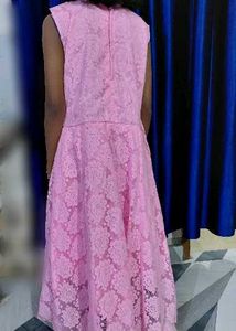 Pink Embroidered gown