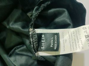 Black Faux Leather Ruched Sexy Mini Dress Large
