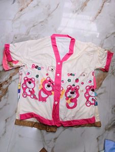 Cute  Print Pajama Set