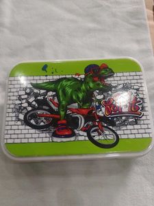 Cool Dinosaur Lunch Box with Utensil Set