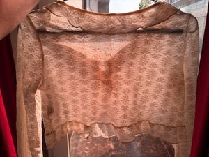 Sheer Lace Cropped Shrug