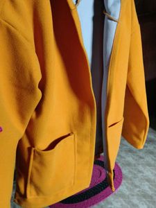 Cozy Yellow Hooded Jacket