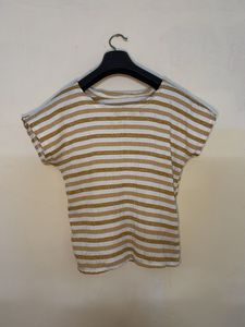 Striped Textured T-Shirt