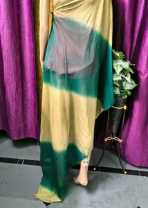 Bohemian Tie-Dye Contrast Dupatta unique piece