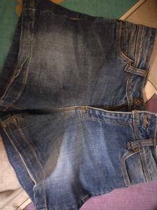 denim y2k shorts