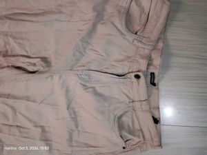Khaki Baggy Fit Pants