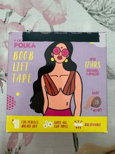 Pink Polka Breast Lift Tape