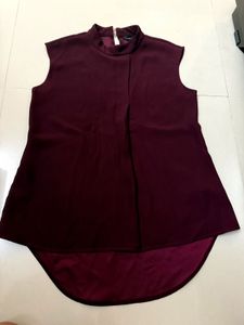 Elegant Sleeveless Mock Neck Top