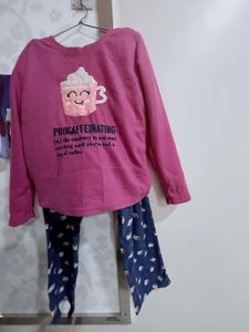 fleece night suit combo