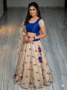 Blue Classy Lehanga Set