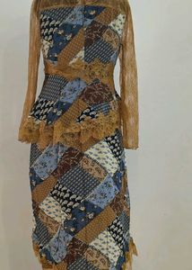 Boho Patchwork Lace Dress