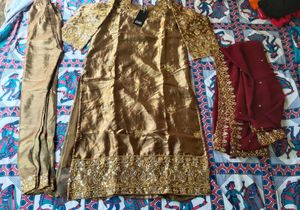 Elegant Embellished Kurta Set
