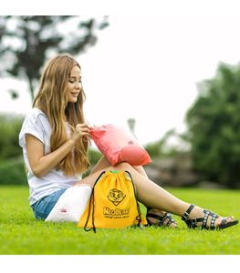 Cute Yellow Drawstring mini bag (3 PEACE)
