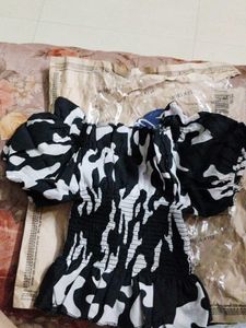Trendy Smocked Crop Top