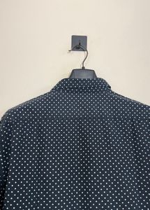 Men's Polka Dot Shirt with Cartoon Print
