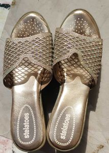 Sparkling Wedge Sandals