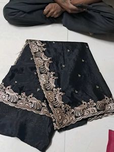 Elegant Black Embroidered Lehenga Choli