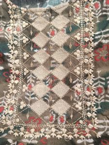 Olive Green Printed Kurti