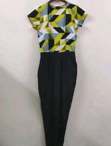 Geometric Print Jumpsuit