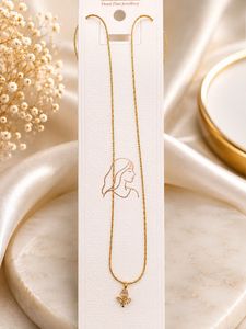 Delicate Tulip Pendant Necklace