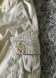 Boys Khaki Cargo Shorts