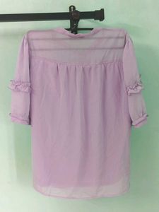 Korean ruffle top