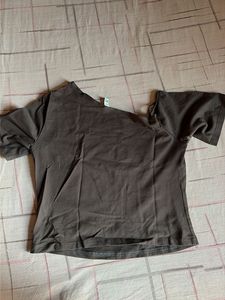 Grey Graphic Print T-Shirt