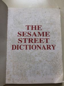 Sesame Street Dictionary
