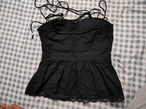 Chic Black Corset Top