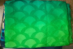 Elegant Green Printed Saree