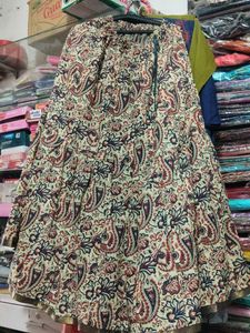 Boho Paisley Print Maxi Skirt