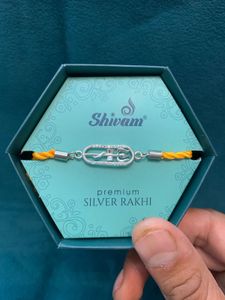 Premium pure Silver Rakhi
