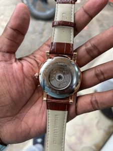 Cartier Watch with Brown Leather Strap