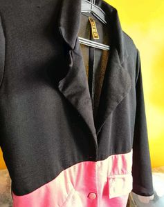 Chic Color Block Blazer