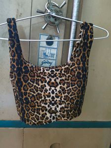 Leopard Print Crop Top