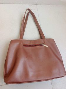 Brown Leather Handbag