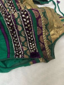 (Kurti) Stunning Green &amp; Purple Kurti
