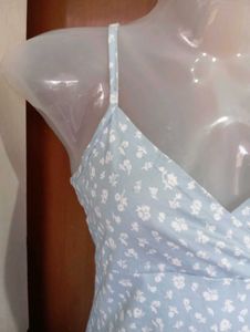 Cute Floral Print Mini Dress