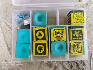 Billiard Snooker Pool Triangle Chalk Pack Of 10