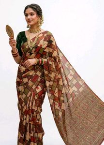 Designer Printed Saree