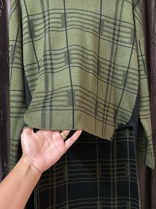 indo western up down pattern dress