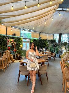 Chic Polka Dot Fit & Flare Dress