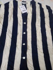 Trendy Stripe Shirt For Women