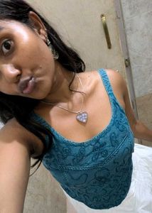 cute blue top