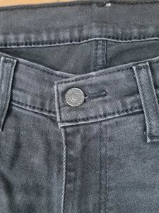 Men's Charcoal Wash Denim Jeans